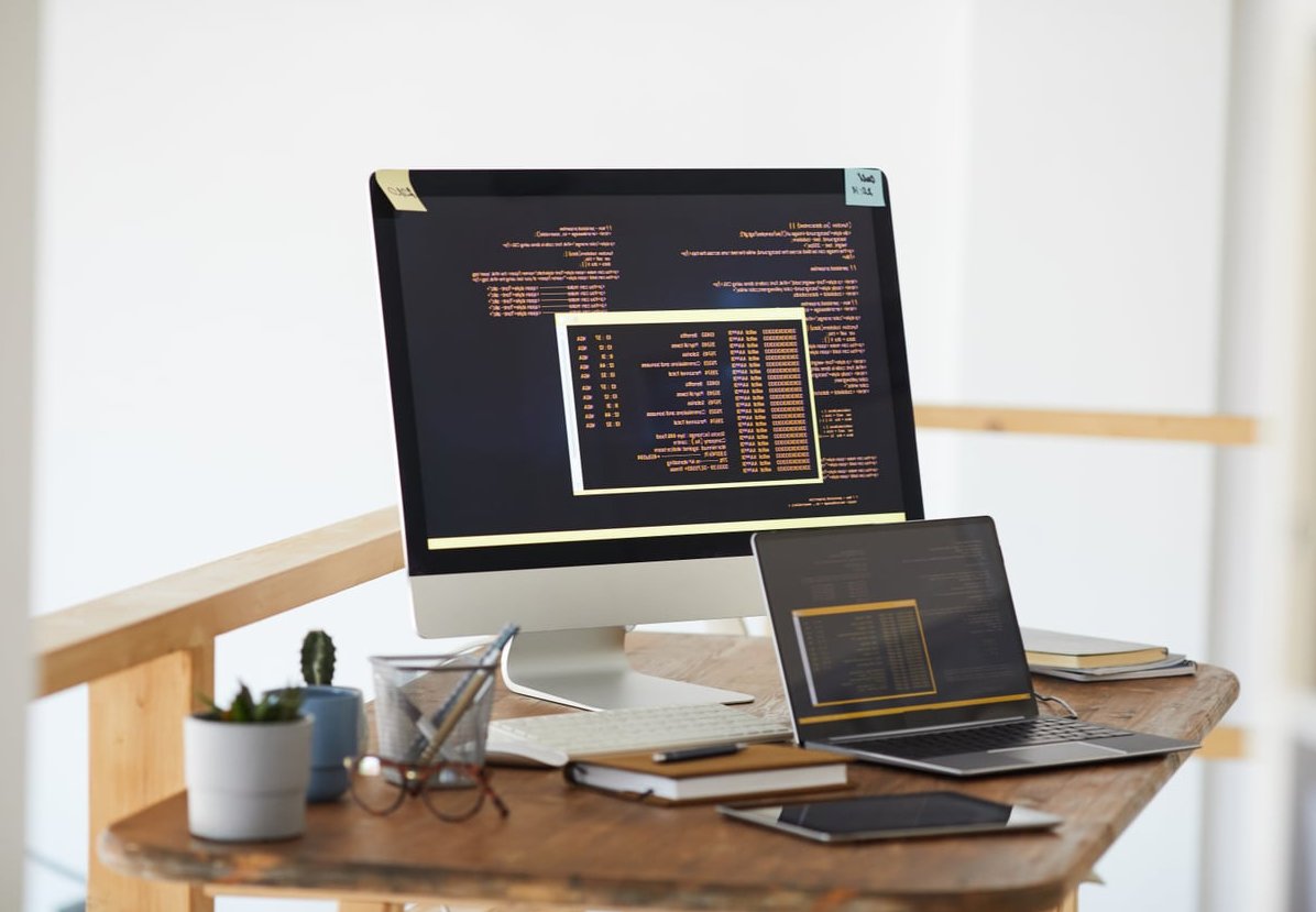 wordpress code laptop