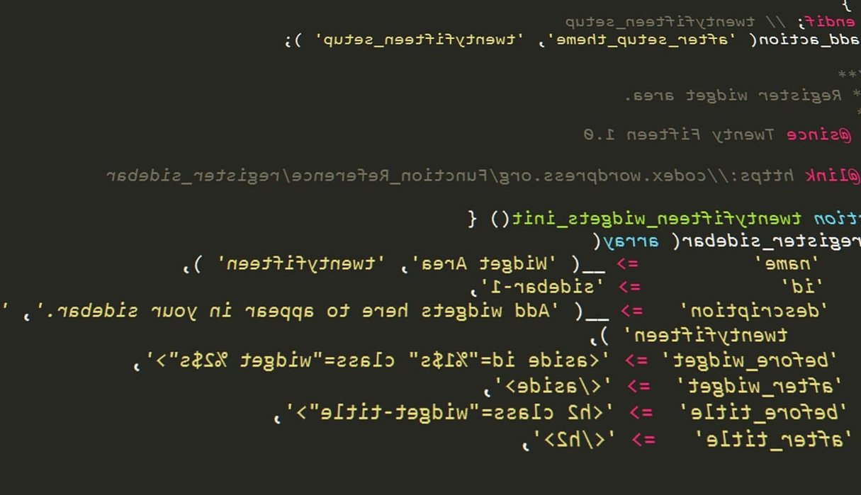 wordpress code laptop